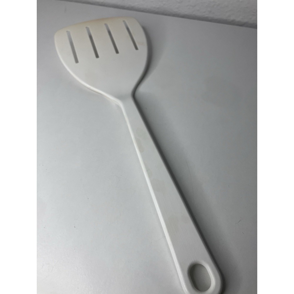 Vintage Tailor Made 4 Slot Nylon Spatula Turner Flipper White 11.5 Retro Kitchen